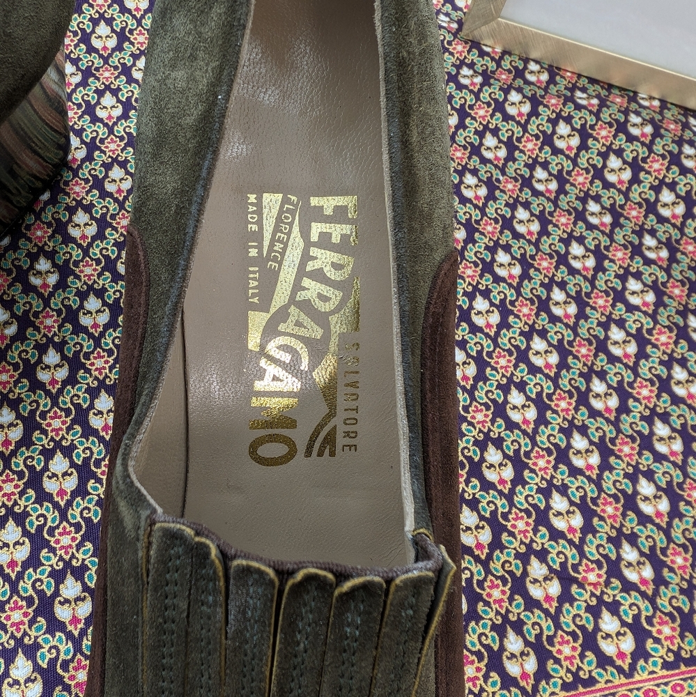 Salvatore Ferragamo Chunky Suede Loafer - Picture 3 of 9